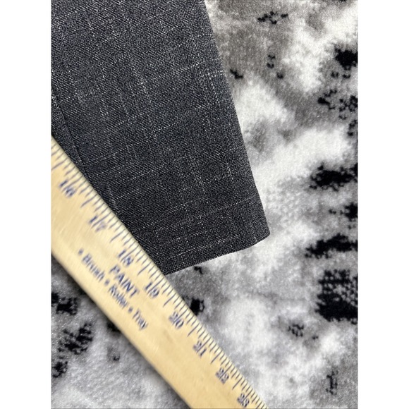 Chicos Jacket Womens‎ Size 1 Gray 3 Button Office Career Stretch Heathered - Picture 5 of 9